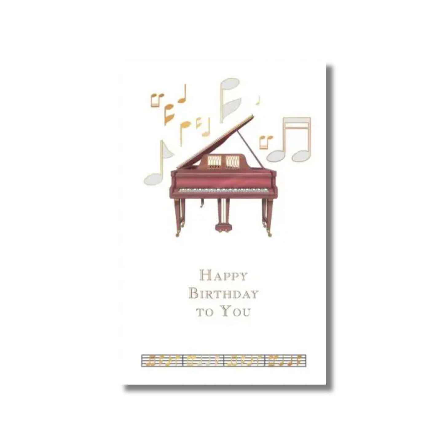Birthday Card — Grand Piano, Petite