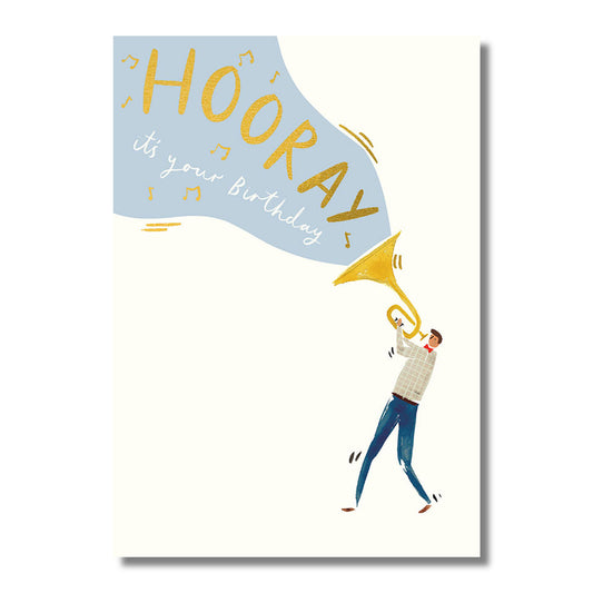Birthday Card — Horn Hooray