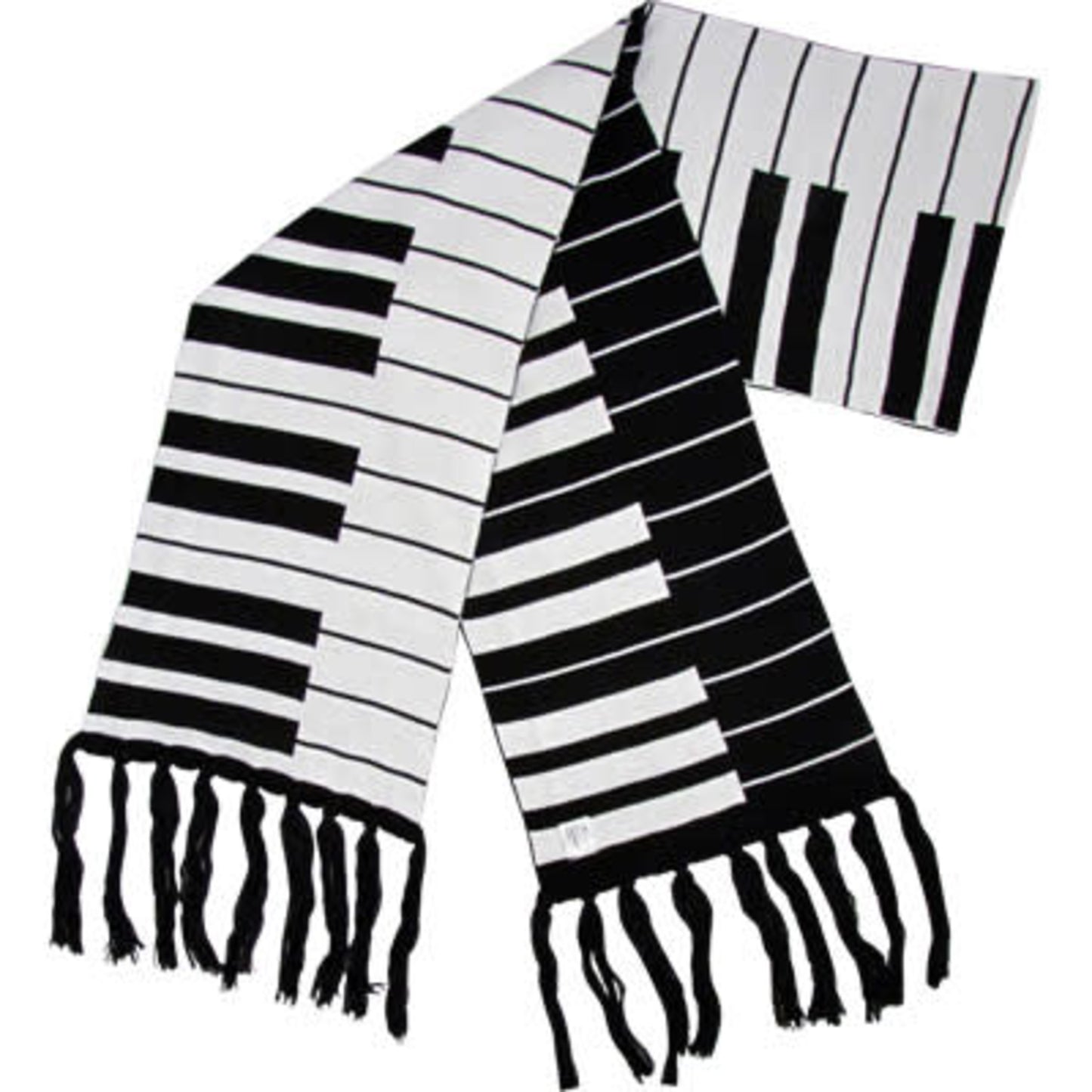 Piano Keys Knit Scarf