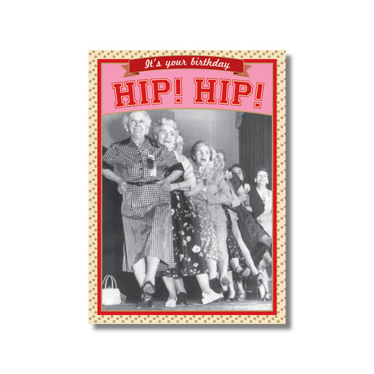Birthday Card — Hip! Hip! (Replacement)